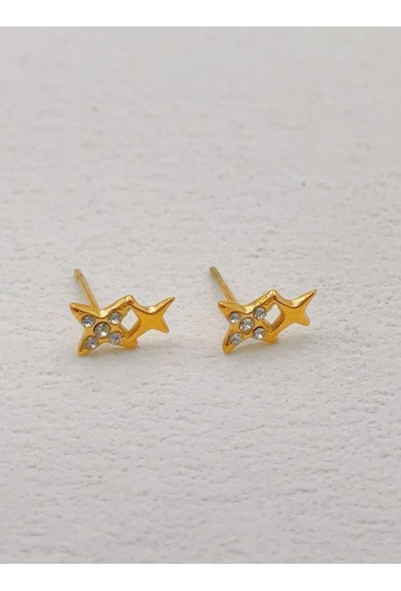 BOUCLE D'OREILLE EN ACIER INOXYDABLE
