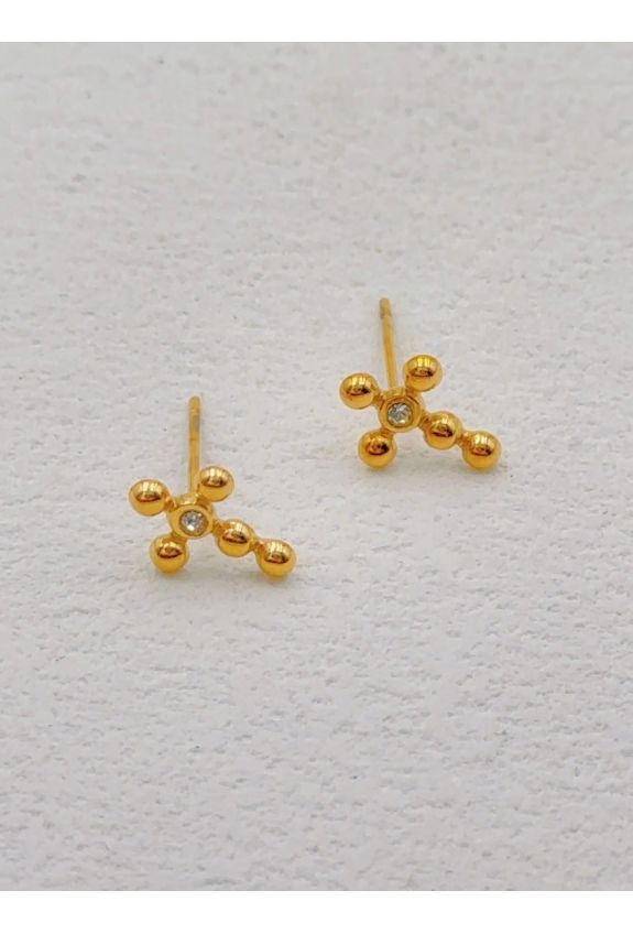 BOUCLE D'OREILLE EN ACIER INOXYDABLE