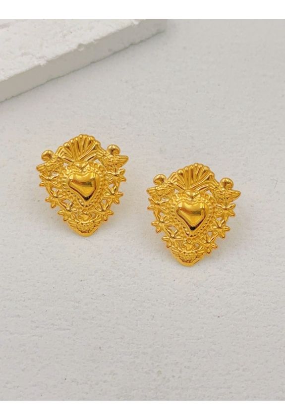 BOUCLE D'OREILLE EN ACIER INOXYDABLE
