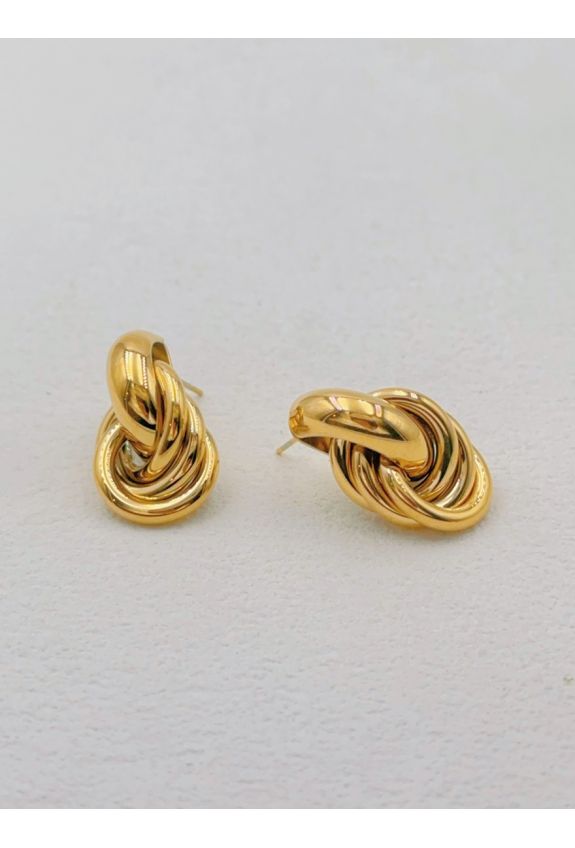 BOUCLE D'OREILLE EN ACIER INOXYDABLE