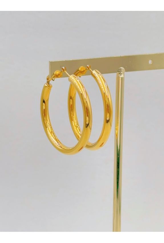 BOUCLE D'OREILLE EN ACIER INOXYDABLE