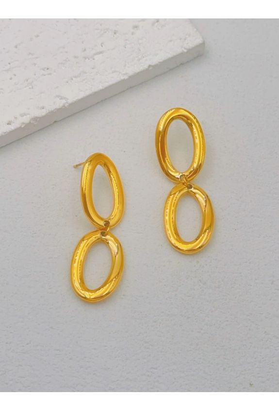 BOUCLE D'OREILLE EN ACIER INOXYDABLE