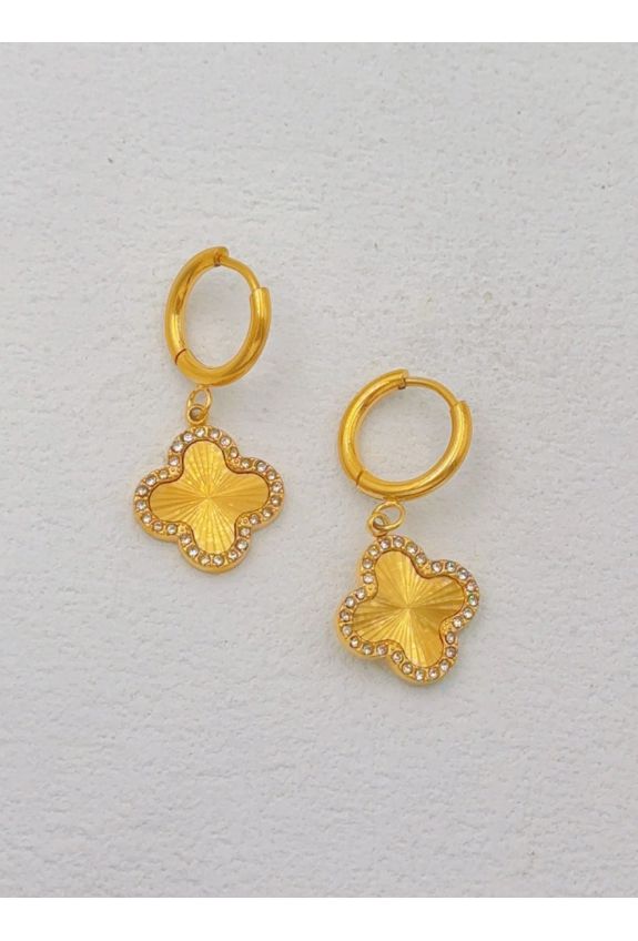 BOUCLE D'OREILLE EN ACIER INOXYDABLE