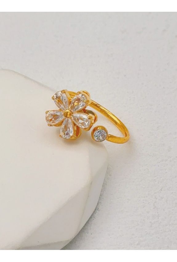 BAGUE TOURNANTE REGLABLE EN ACIER INOXYDABLE
