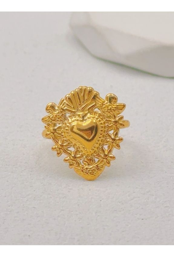BAGUE REGLABLE EN ACIER INOXYDABLE