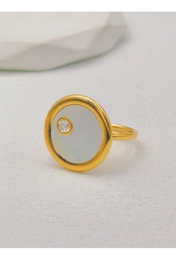 BAGUE REGLABLE EN ACIER INOXYDABLE