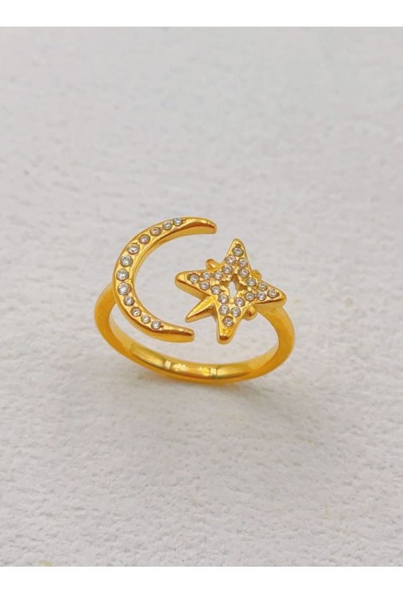 BAGUE REGLABLE EN ACIER INOXYDABLE
