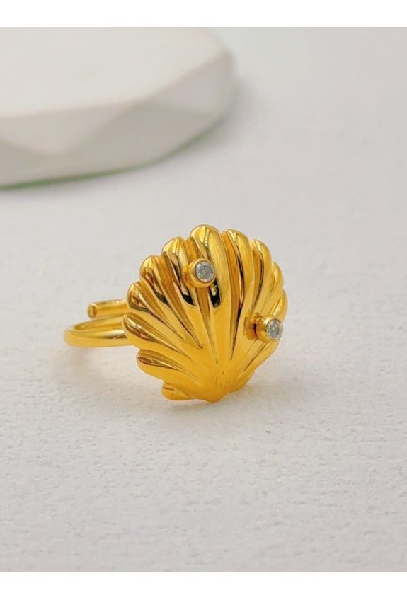 BAGUE REGLABLE EN ACIER INOXYDABLE