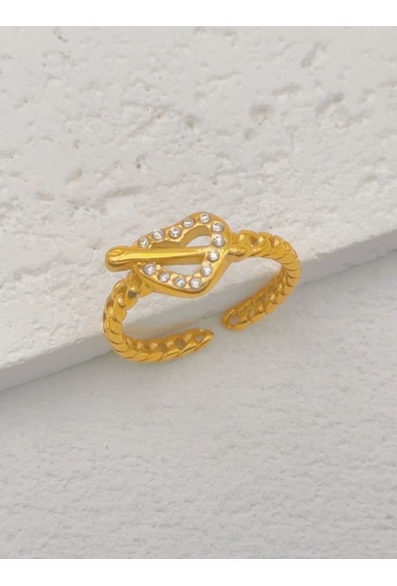 BAGUE REGLABLE EN ACIER INOXYDABLE