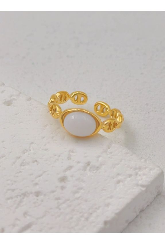 BAGUE REGLABLE EN ACIER INOXYDABLE