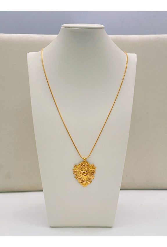 COLLIER SAUTOIR EN ACIER INOXYDABLE