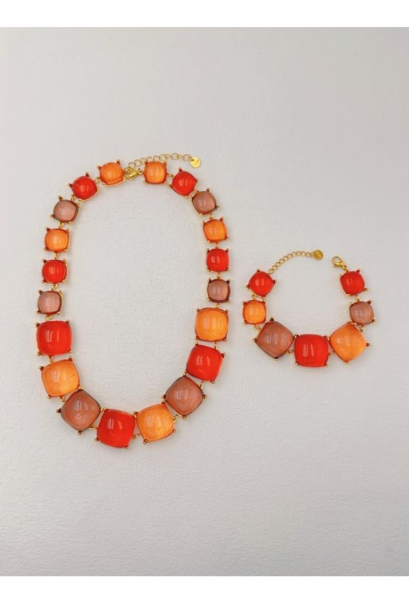 Parure de bijoux en acier inoxydable