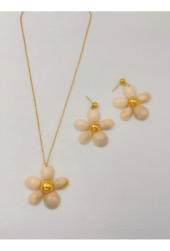 Parure de bijoux en acier inoxydable