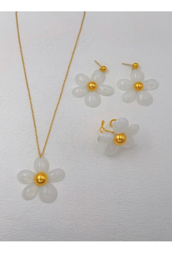Parure de bijoux en acier inoxydable