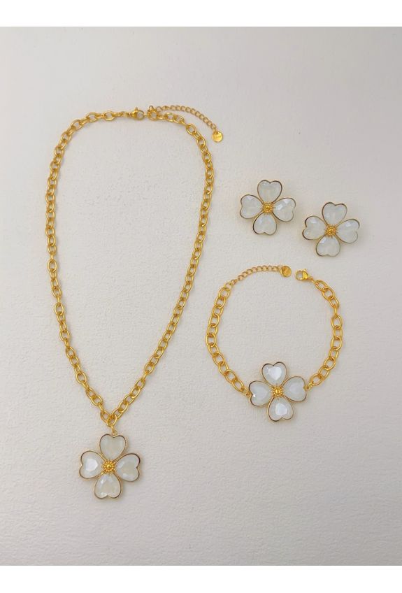 Parure de bijoux en acier inoxydable