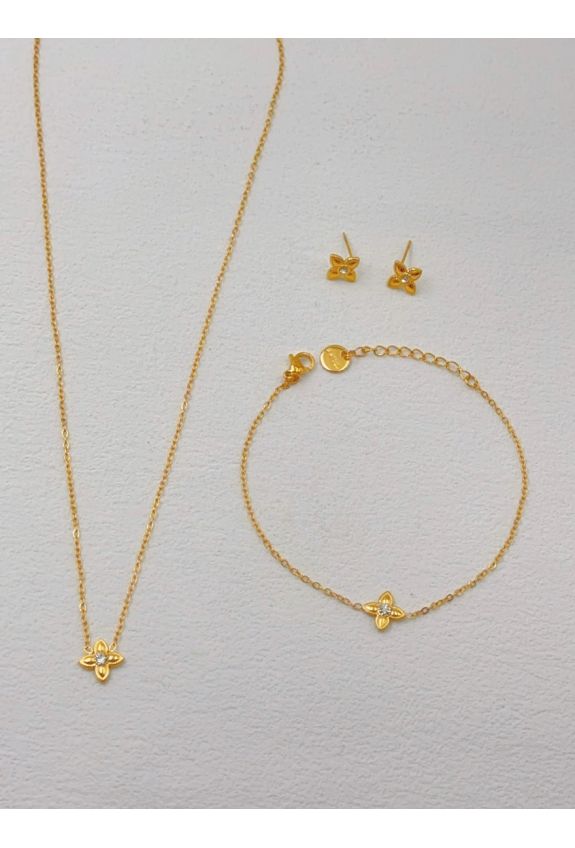 Parure de bijoux en acier inoxydable