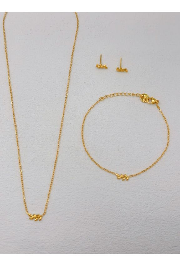 Parure de bijoux en acier inoxydable