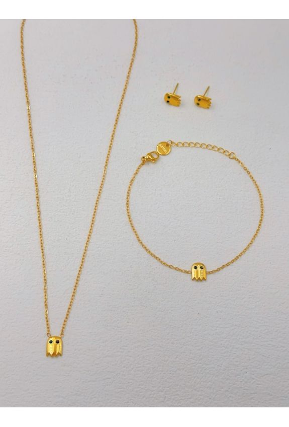 Parure de bijoux en acier inoxydable