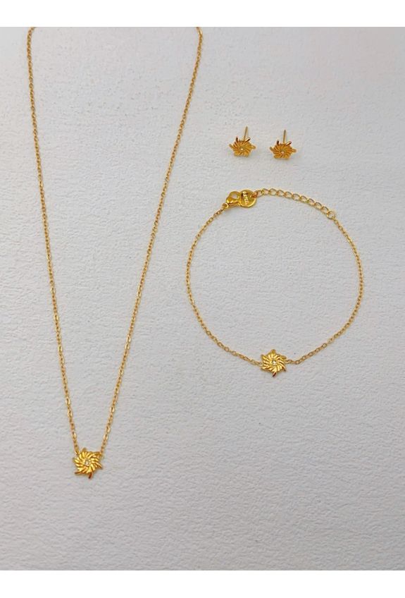 Parure de bijoux en acier inoxydable