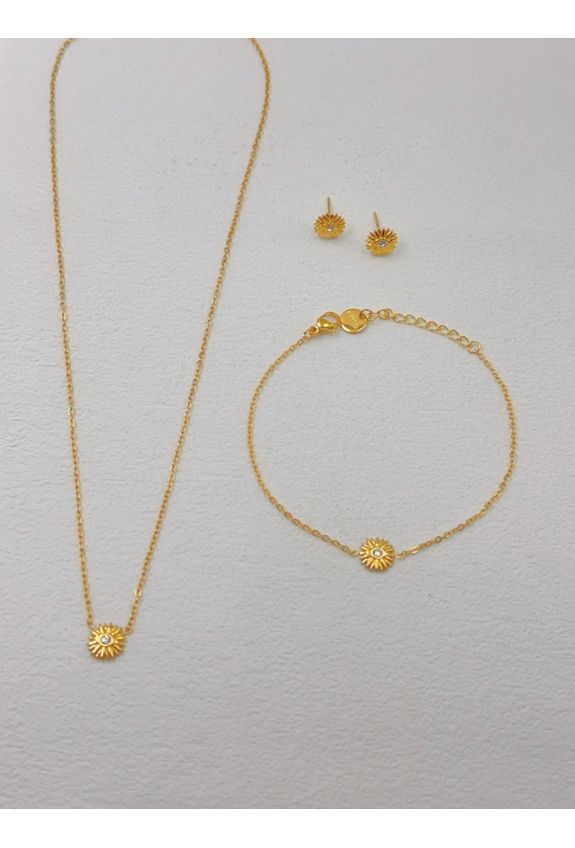 Parure de bijoux en acier inoxydable