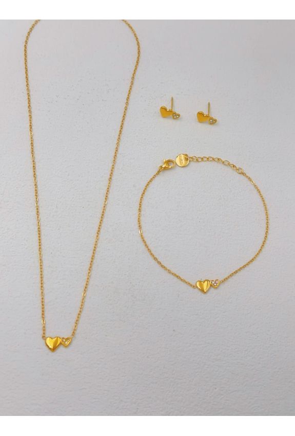 Parure de bijoux en acier inoxydable
