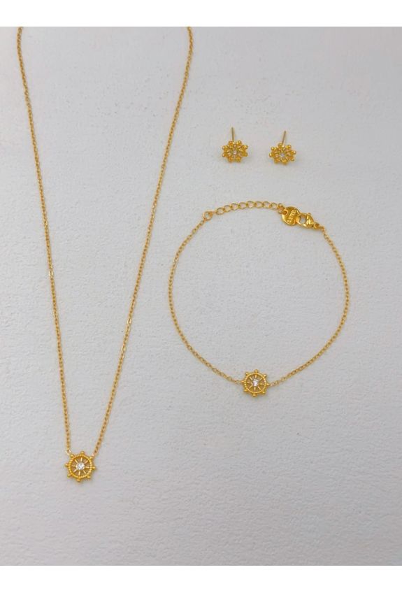 Parure de bijoux en acier inoxydable