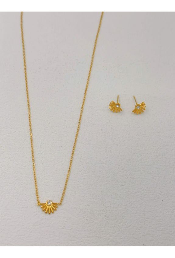 Parure de bijoux en acier inoxydable