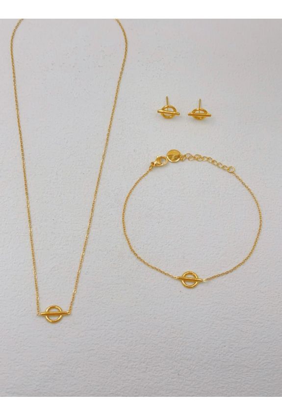 Parure de bijoux en acier inoxydable