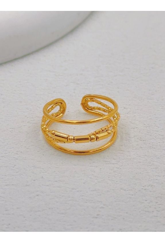 BAGUE REGLABLE EN ACIER INOXYDABLE