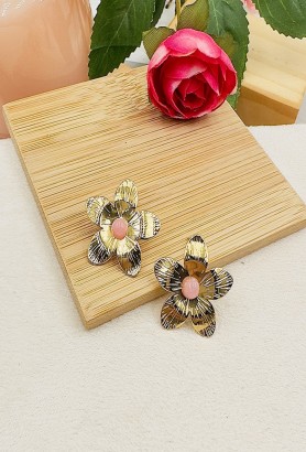 BOUCLES D'OREILLLES EN ACIER INOXYDABLE