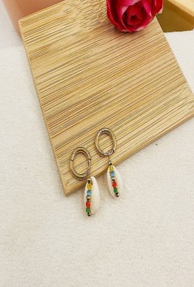 BOUCLES D'OREILLLES EN ACIER INOXYDABLE 2