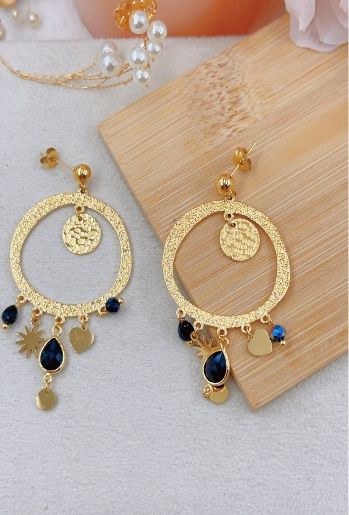BOUCLE D'OREILLE EN ACIER INOXYDABLE