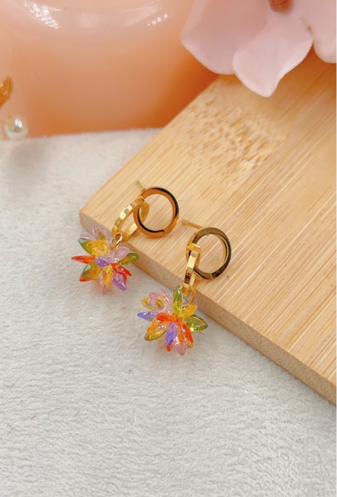 BOUCLE D'OREILLE EN ACIER INOXYDABLE
